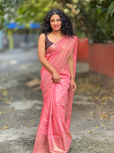 Banarasi Weaved Chanderi Saree | SK116