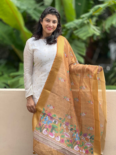 Chanderi Salwar Set with Banarasi Bhutas | JCL681