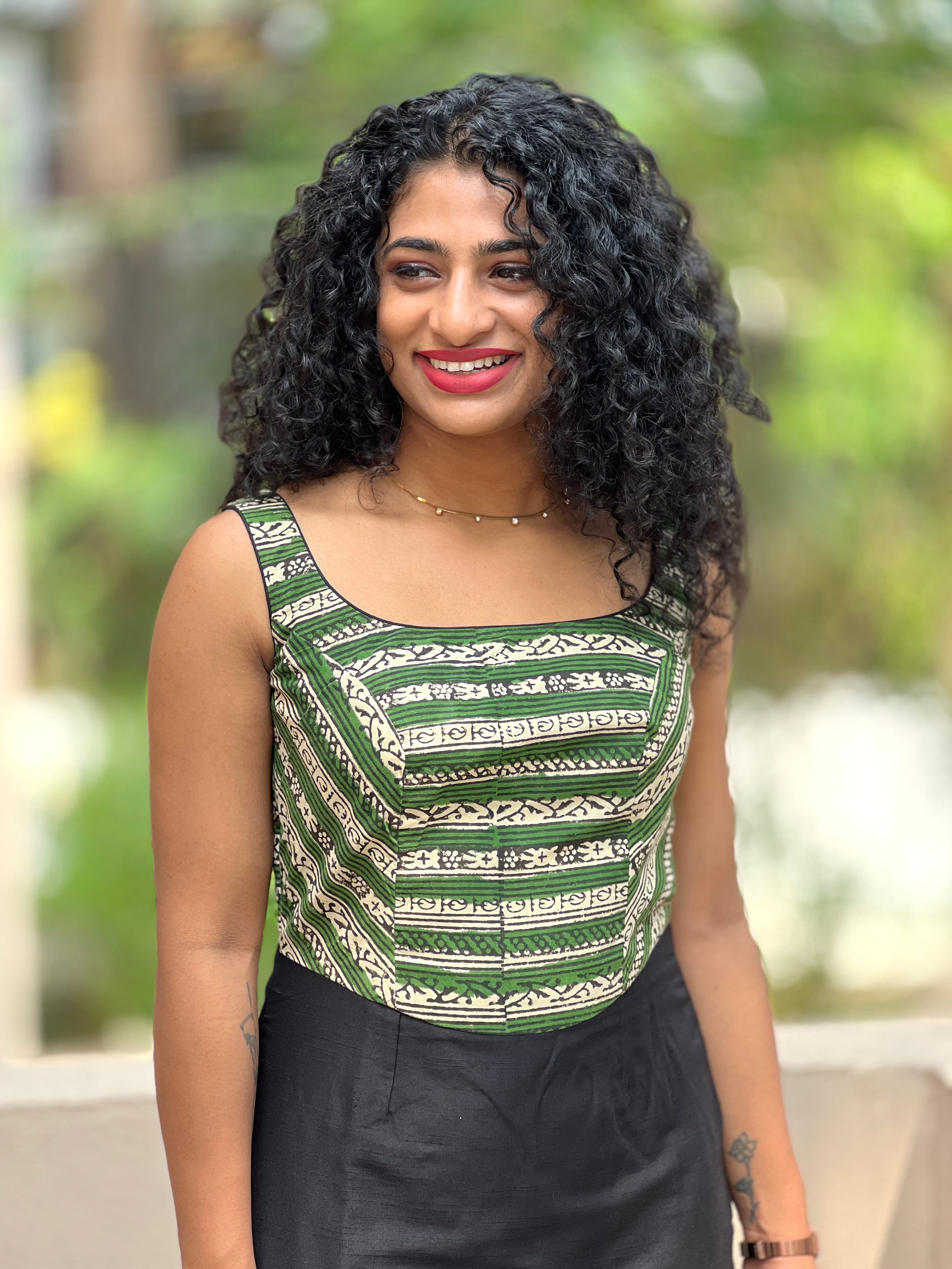 Bagru Hand Block Printed Kurta Material | GW121