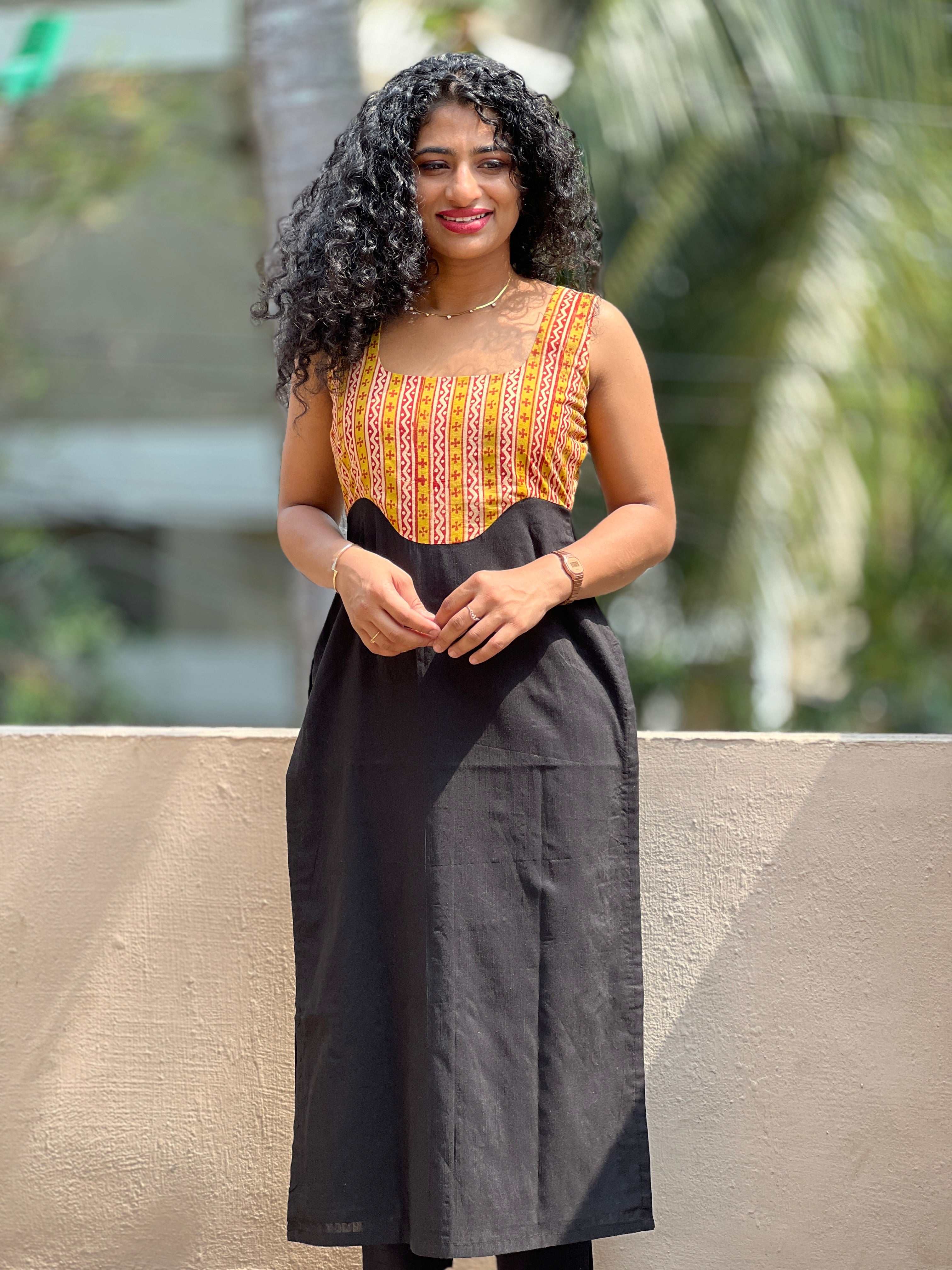Bagru Hand Block Printed Kurta Material | GW121
