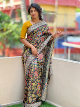 Tussar Finish Sarees with Kalamkari Print Patterns | JCL595