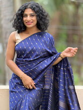 Semi Silk Saree with Weave Buttas | KT158