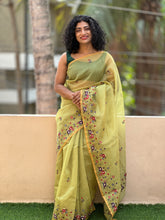 Embroidered Super Net Kota Saree | RR154