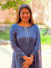 Computerized Machine Embroidery Party Wear Kurta Sets | NI513