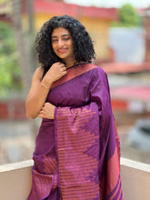Semi Silk Saree with Weave Pattern | KT171