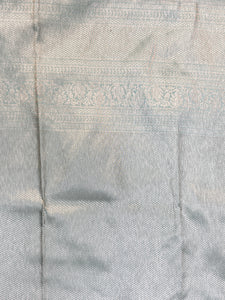 Aqua Blue Color Kanchipuram Saree With Butta Design | CV188