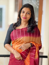 Semi Bhagalpuri Sequence Weaved Saree | US101
