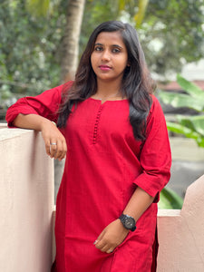 Semi Silk Finished A-Line Kurtas | SV128