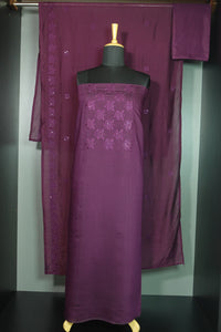 Occasional Wear Cross Stitch Embroidered Salwar Set | NA313