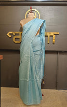 Check Patterned Tussar Sarees | HS657