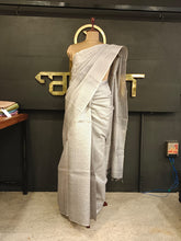 Check Patterned Tussar Sarees | HS657