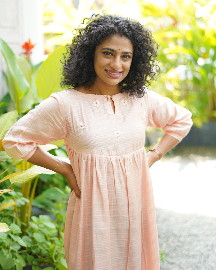Minimal Hand Embroidered Kurta |  GW124