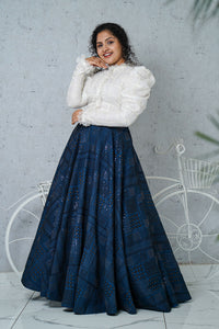 A gorgeous set of Skirt & Top Material | CH102